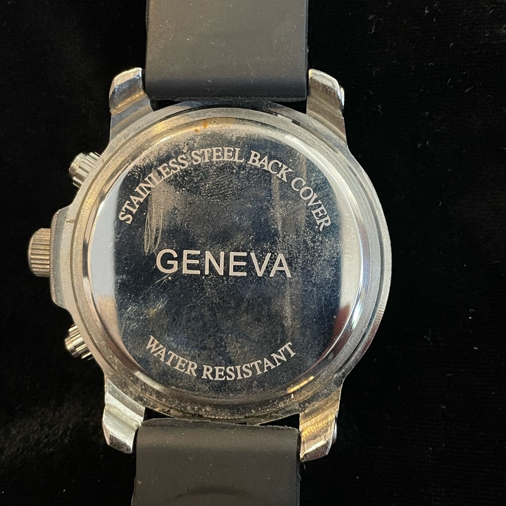 Geneva Chronograph Sports Divers Large Diameter Watch